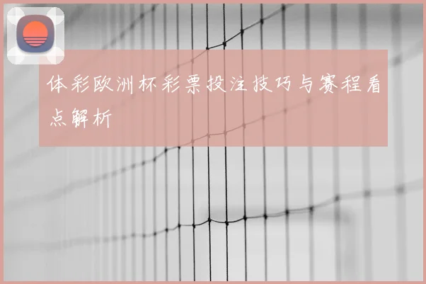 体彩欧洲杯彩票投注技巧与赛程看点解析
