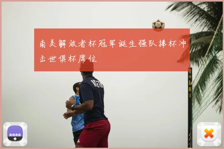 南美解放者杯冠军诞生强队捧杯冲击世俱杯席位